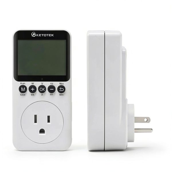 KETOTEK Power Monitor Plug with LCD Display and Alarm-5