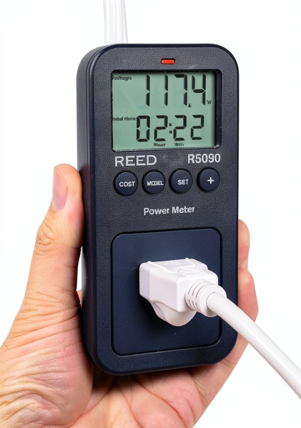 Global Test Supply Power Meter R5090 Dual LCD Energy Cost Calculator-1