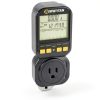 Spartan Power Electricity Usage Monitor SP-PM120 15A 1800W Black-1