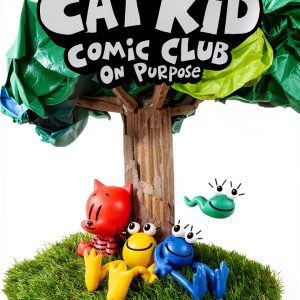 Cat Kid Comic Club Book 3 Novel by Graphix Superhero Adventure-0
