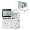KETOTEK Power Monitor Plug with LCD Display and Alarm-2