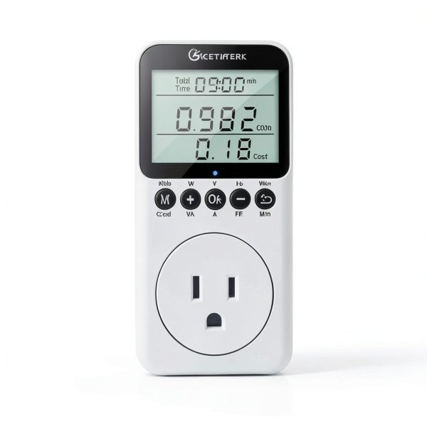 KETOTEK Power Monitor Plug with LCD Display and Alarm-3
