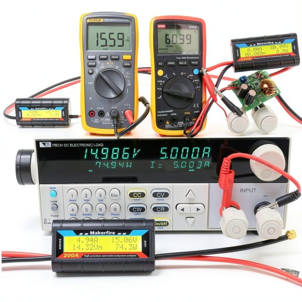 Makerfire Industrial Power Meter Digital Monitor 3.35x1.69x0.98in-5