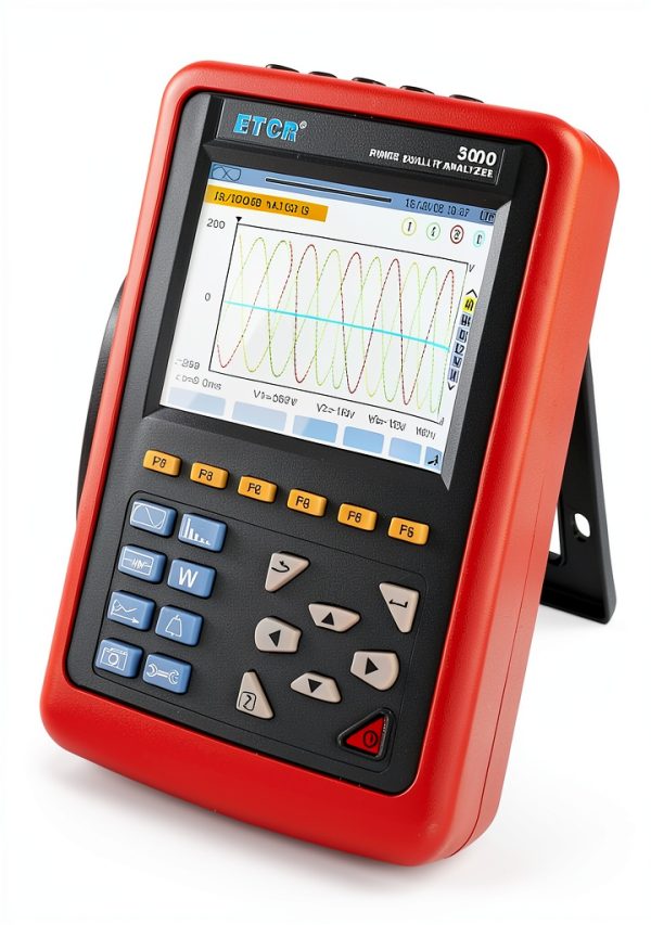 ETCR Power Quality Analyzer 4-Channel Portable Power Meter with-2