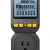 Spartan Power Electricity Usage Monitor SP-PM120 15A 1800W Black-0
