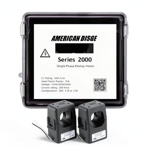 Single Phase Energy Meter by American Disge Durable Outdoor 200A Model-0
