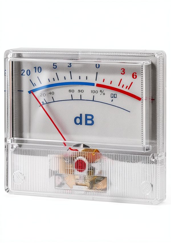 Walfront VU Meter with Pointer Dial High Accuracy ABS Design-0