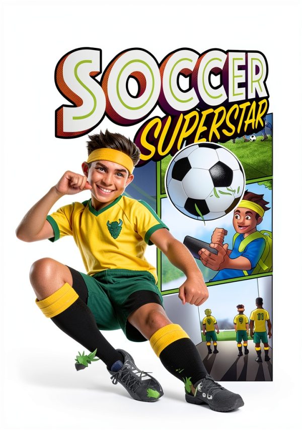 Stone Arch Jake Maddox Soccer Graphic Novel Illustrated Kids Book-0