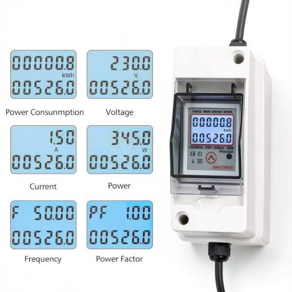 Haoguo Industrial Power Meter Portable IP65 Waterproof Model-1