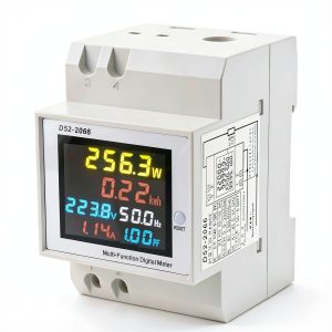 Industrial Power Meter Walfront D52-2066 LCD Display with 6 Parameters-0
