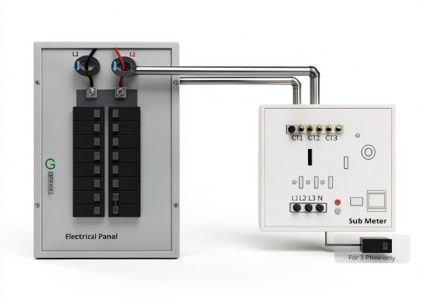 Single Phase Energy Meter by American Disge Durable Outdoor 200A Model-3