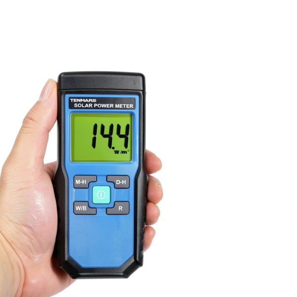 Tenmars TM206 Digital Solar Power Meter 2000 W/m² with BTU Conversion-1