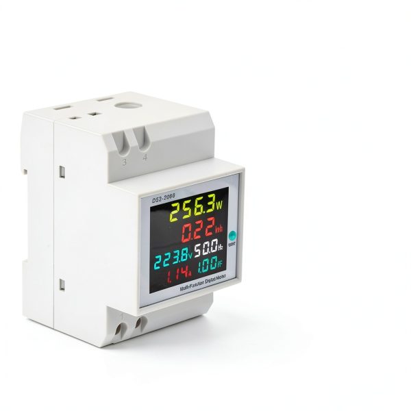 Industrial Power Meter Walfront D52-2066 LCD Display with 6 Parameters-1