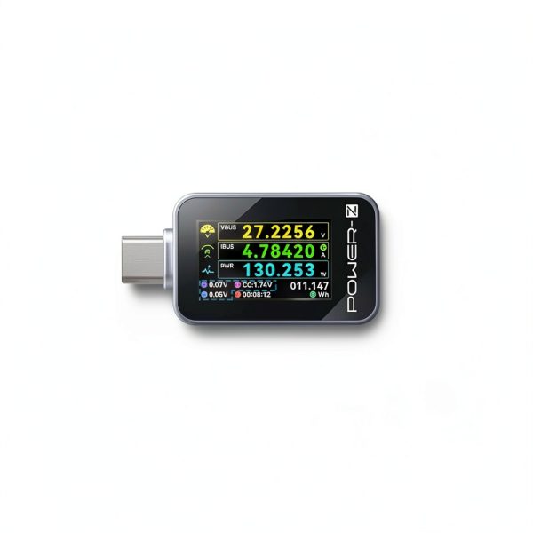 ChargerLAB USB-C Power Meter 240W Tester with 1.14" Color Display-1