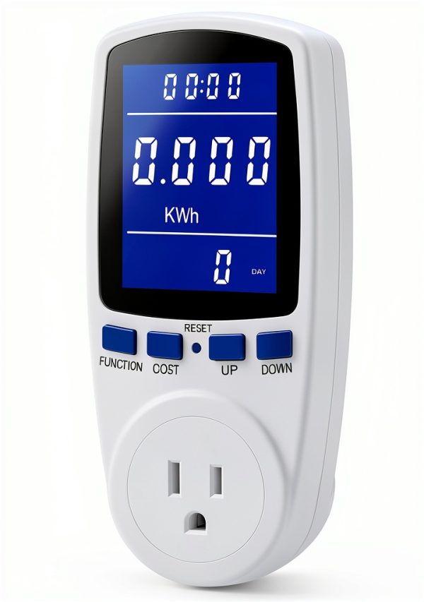 Fayleeko Power Meter PMP01 White Corded 1650W Overload Protection-0