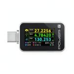 ChargerLAB USB-C Power Meter 240W Tester with 1.14" Color Display-0