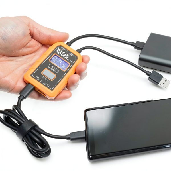 Klein Tools USB Power Meter ET920 Dual-Port Voltage and Current Tester-6