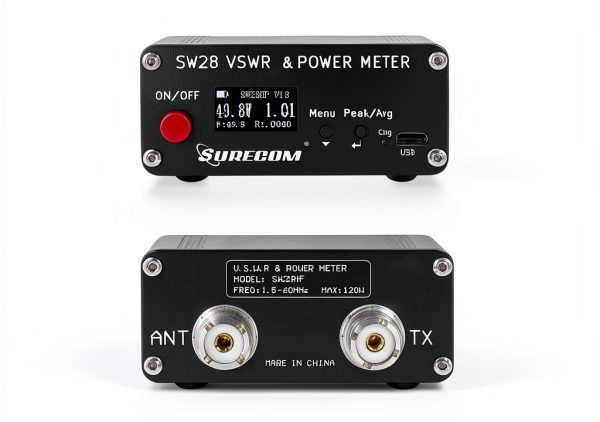 Surecom SW-28HF Mini V.S.W.R. Power Meter 1.5-60MHz 120W-1