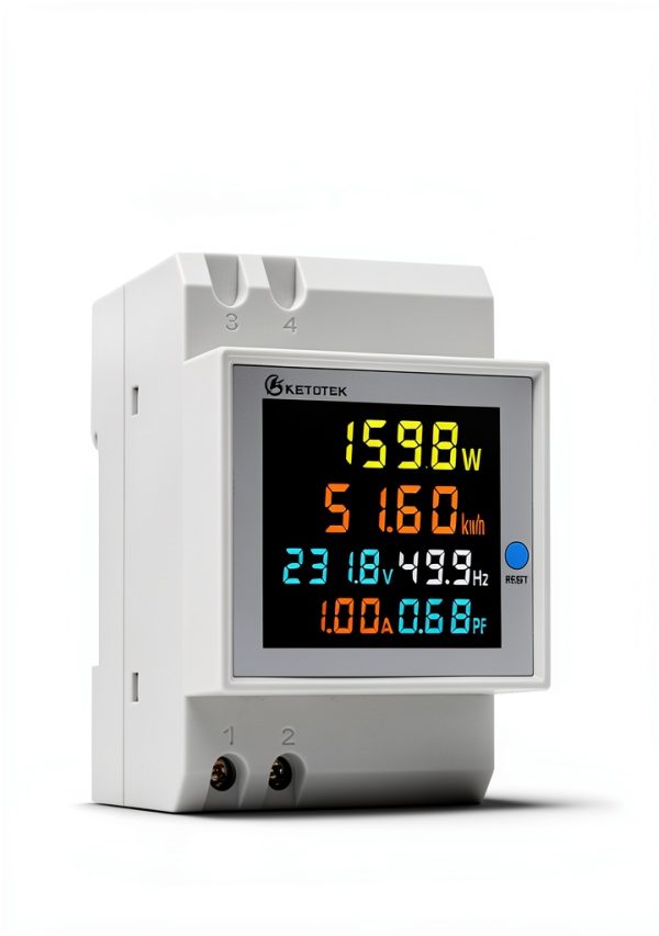 Energy Meter KETOTEK Single Phase AC 40-300V 100A LCD Power Monitor-1