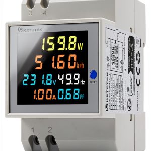 Energy Meter KETOTEK Single Phase AC 40-300V 100A LCD Power Monitor-0