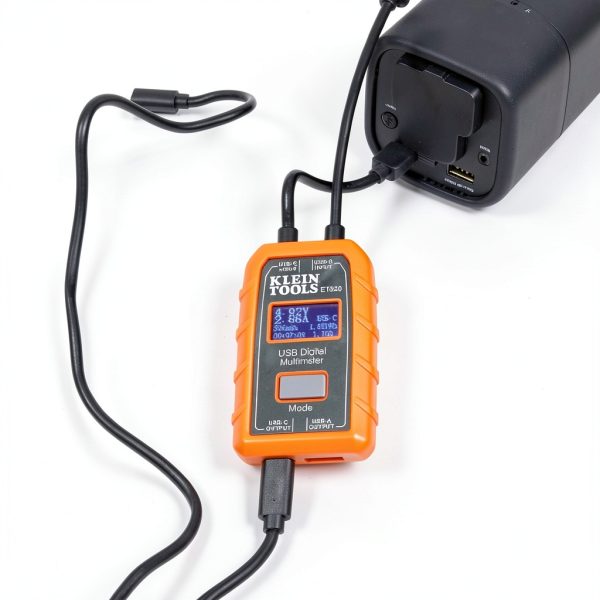 Klein Tools USB Power Meter ET920 Dual-Port Voltage and Current Tester-7