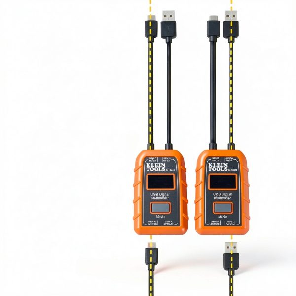 Klein Tools USB Power Meter ET920 Dual-Port Voltage and Current Tester-3