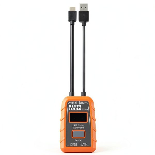 Klein Tools USB Power Meter ET920 Dual-Port Voltage and Current Tester-10