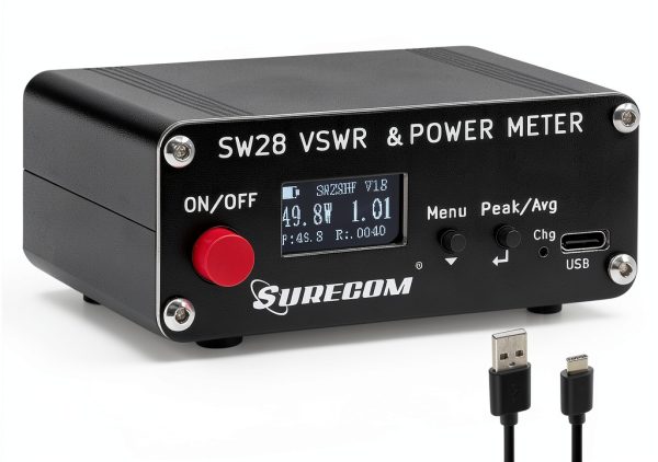 Surecom SW-28HF Mini V.S.W.R. Power Meter 1.5-60MHz 120W-0