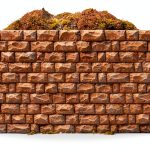 8314 O/G Large Cut Stone Retaining Wall-0