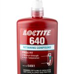 Loctite 640 High Temperature Retaining Compound Green 250mL Bottle-0